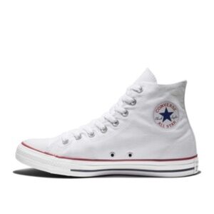 Converse All Star White Canvas High-Tops